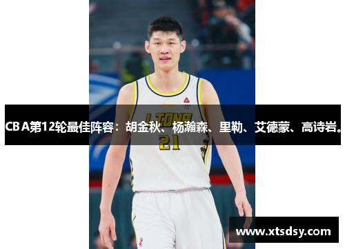 CBA第12轮最佳阵容：胡金秋、杨瀚森、里勒、艾德蒙、高诗岩。